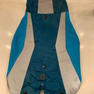 Arcadia Teal and Black Pet Jacket